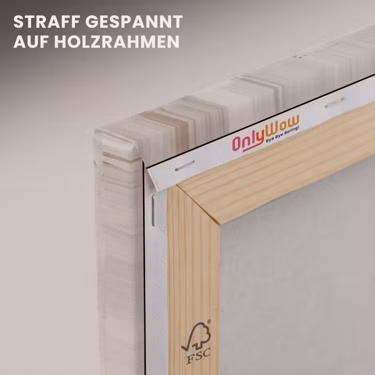 Leinwandbild - Kuh - Porträt - Tiere - Modern — 5