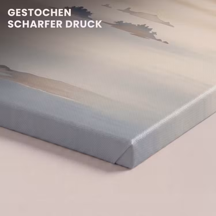 Leinwandbild - Japanisch - Landschaft - Beige — 4