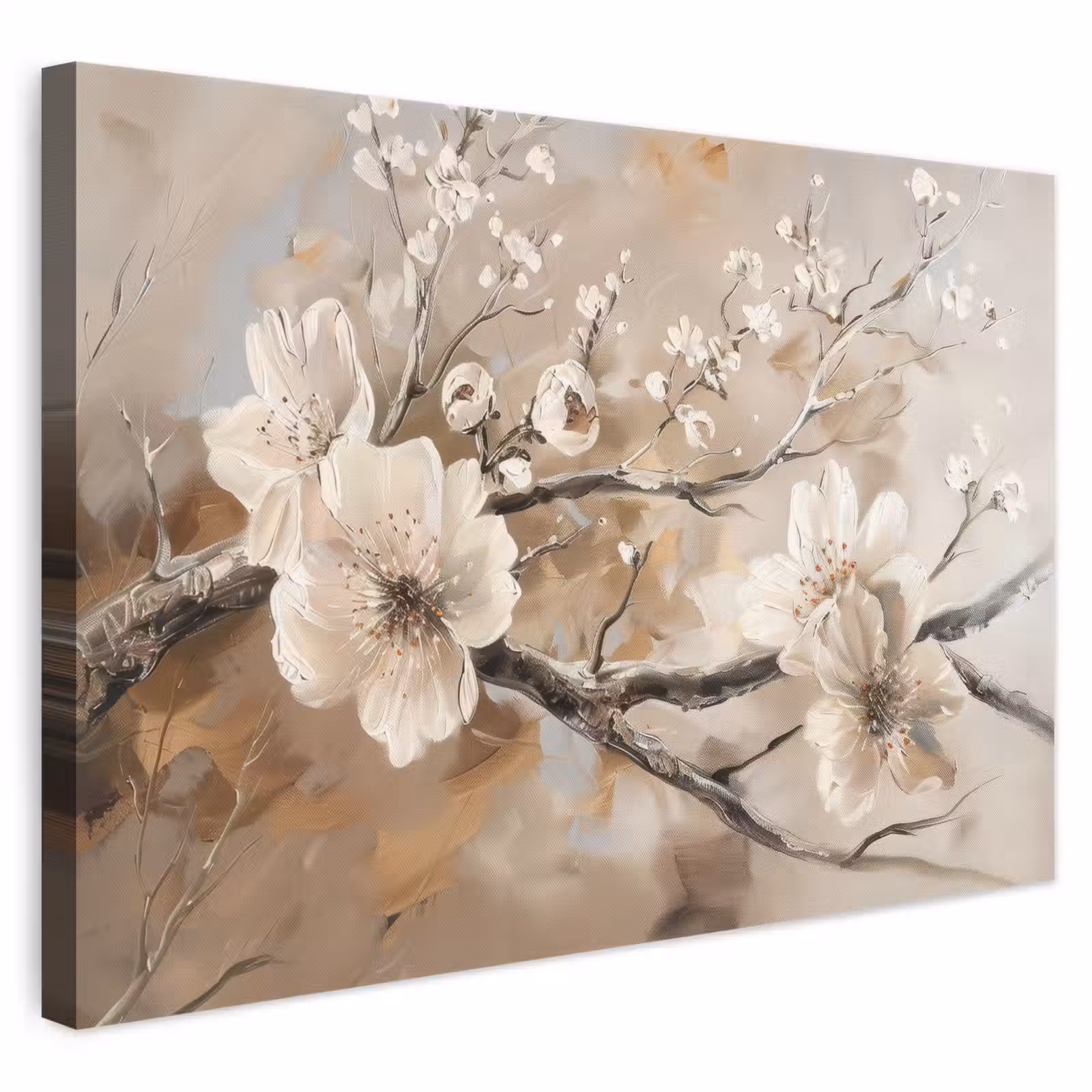 Leinwandbild - Blumen - Natur - Weiß - Blüte - Abstrakt — 1