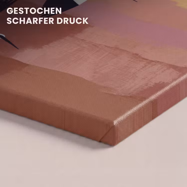 Leinwandbild - Vögel - Schnabel - Abstrakt — 4