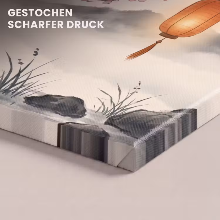 Leinwandbild - Sonne - Japanisch - Traditionell — 4