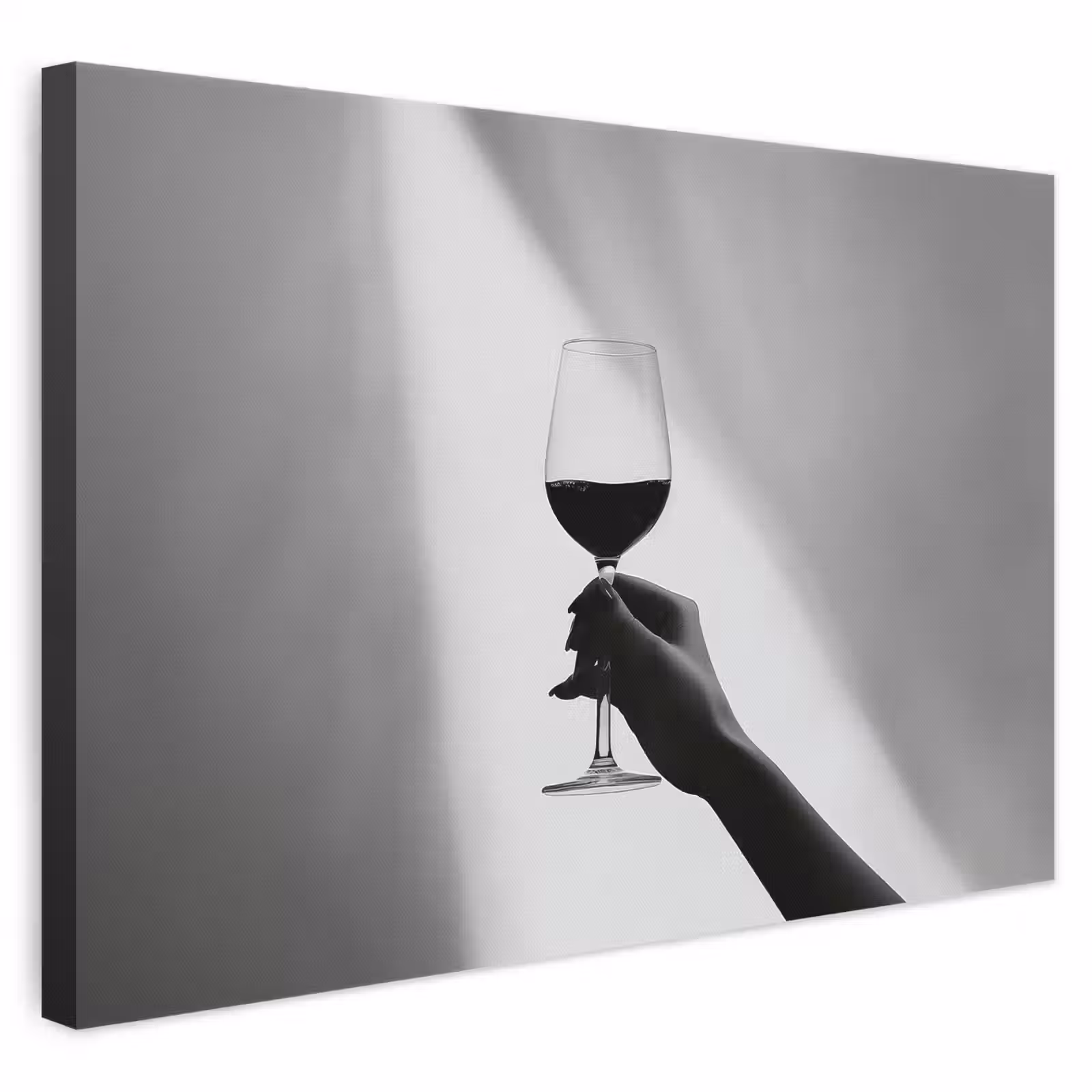 Leinwandbild - Leicht - Wein - Rot - Glas — 1