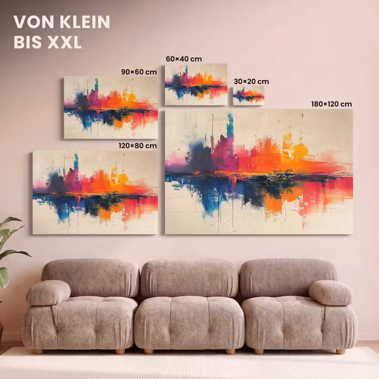 Leinwandbild - Aquarell - Kunst - Modern — 6