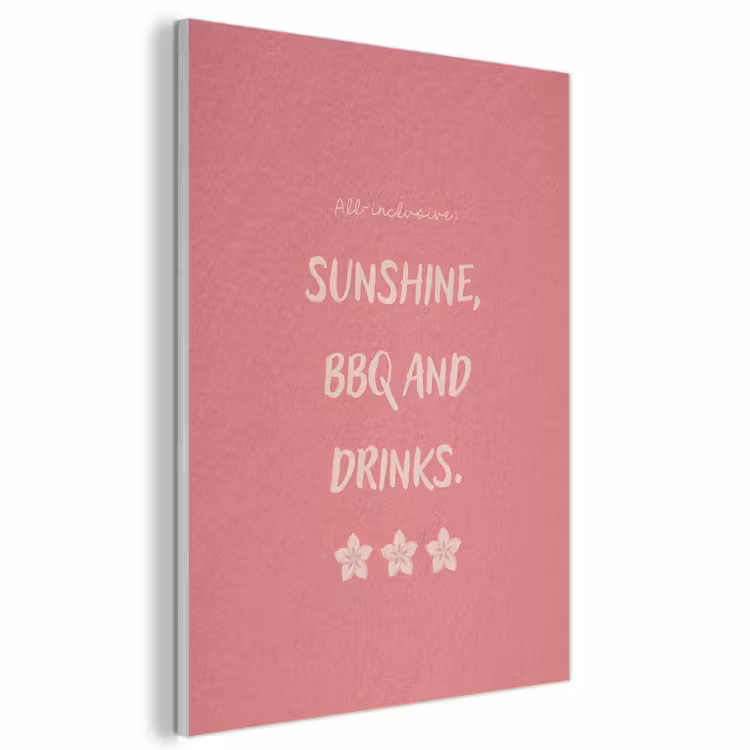 Akustikbild - BBQ - Zitat - Rosa - Sommer — 1