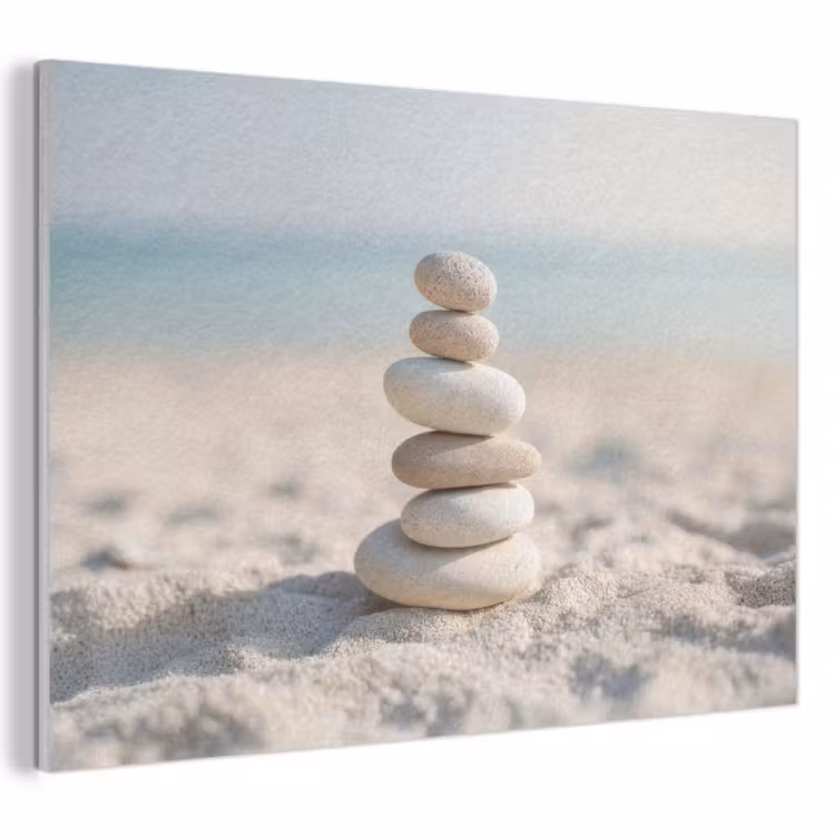 Akustikbild - Steine - Stapel - Sand - Meer — 1
