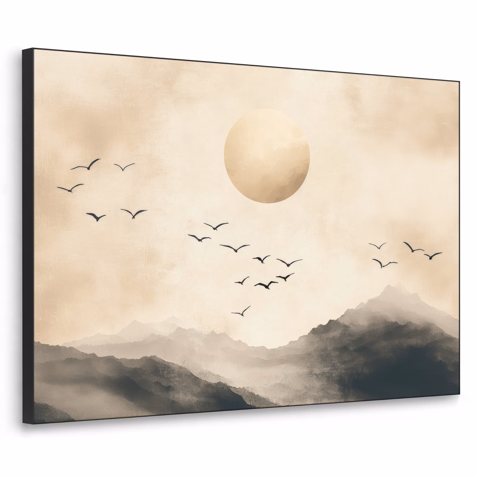Art Frame - Landschaft - Japandi - Vogel — 1