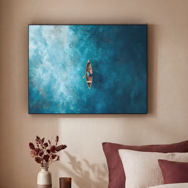 Art Frame - Boot - Wasser - Blau — 2