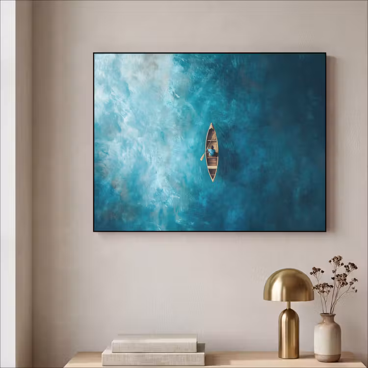 Art Frame - Boot - Wasser - Blau — 4