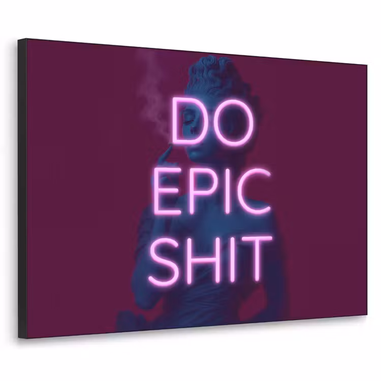 Art Frame - Büste - Neon - LED - Buchstaben — 1