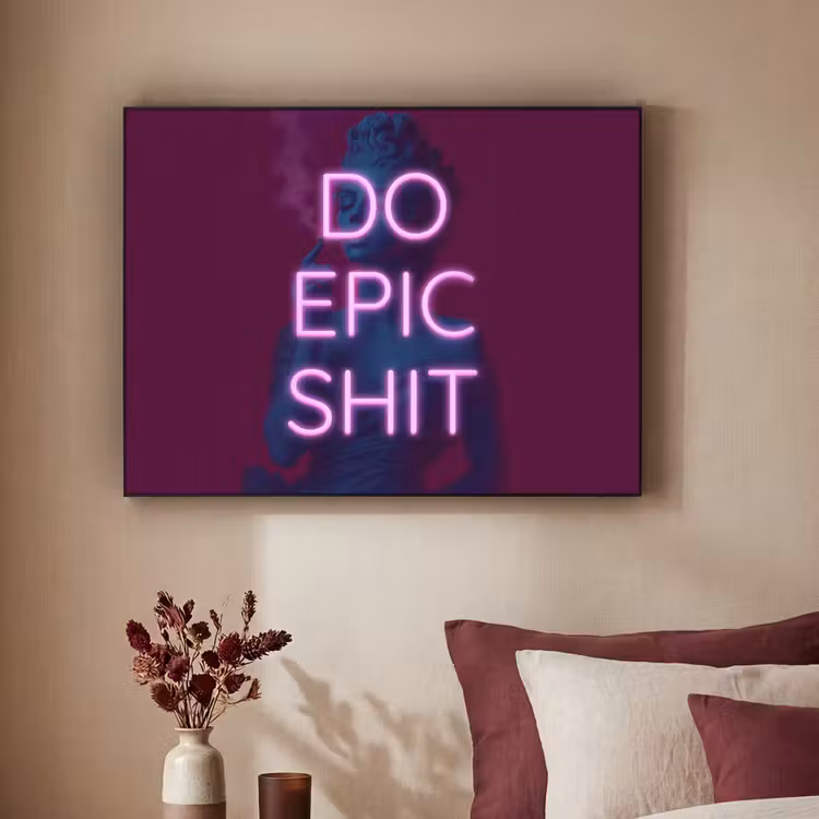 Art Frame - Büste - Neon - LED - Buchstaben — 2