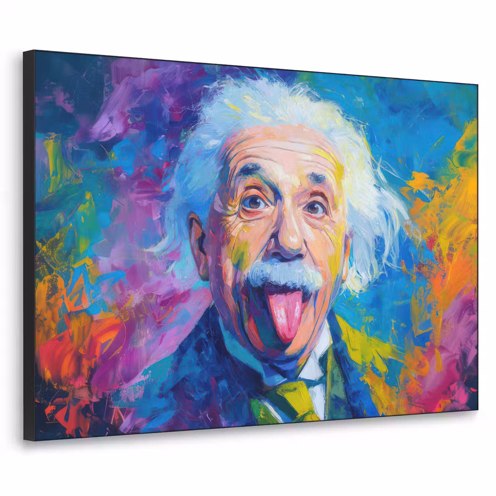 Art Frame - Alter Mann - Ausdrucksstark - Farbenfroh — 1