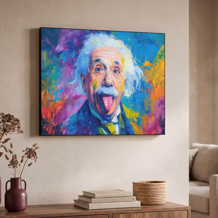 Art Frame - Alter Mann - Ausdrucksstark - Farbenfroh — 3