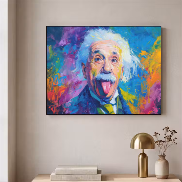 Art Frame - Alter Mann - Ausdrucksstark - Farbenfroh — 4