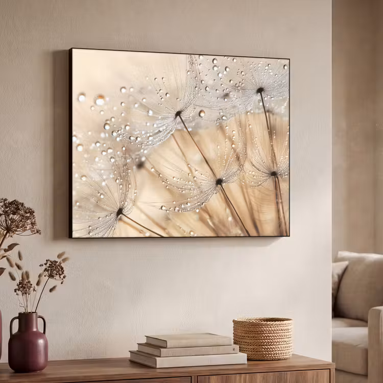 Art Frame - Löwenzahn - Abstrakt - Natur - Beige — 3
