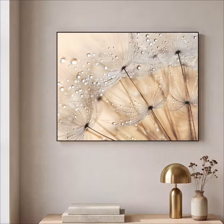 Art Frame - Löwenzahn - Abstrakt - Natur - Beige — 4