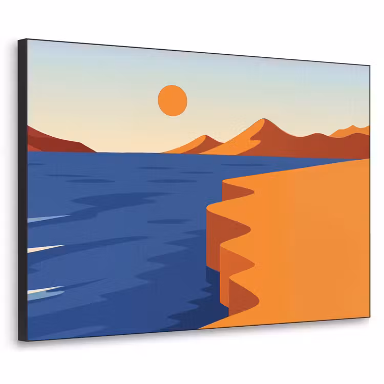 Art Frame - Landschaft - Berge - Sonne - Meer — 1