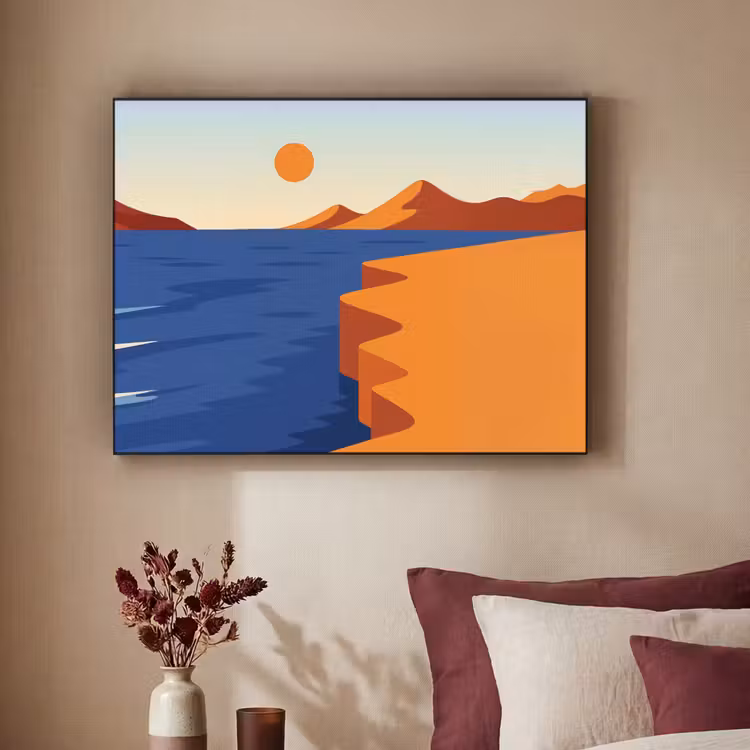 Art Frame - Landschaft - Berge - Sonne - Meer — 2