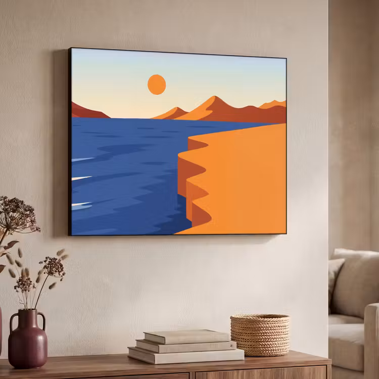 Art Frame - Landschaft - Berge - Sonne - Meer — 3