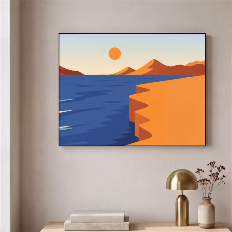 Art Frame - Landschaft - Berge - Sonne - Meer — 4