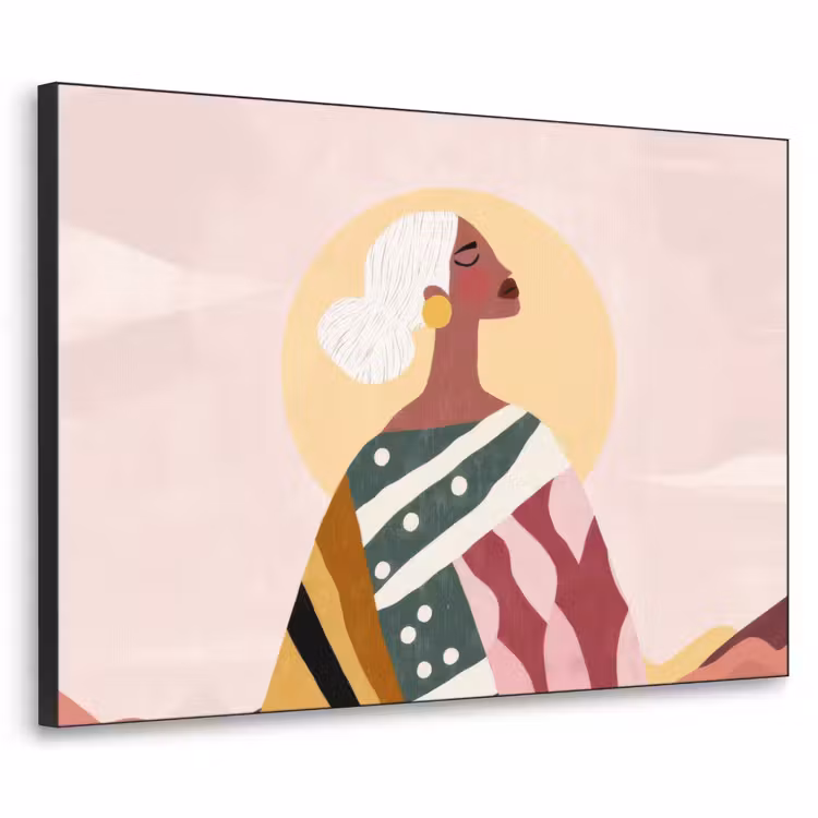 Art Frame - Frau - Sonne - Bunt — 1