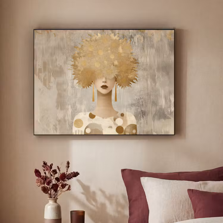 Art Frame - Gold - Porträt - Frau — 2