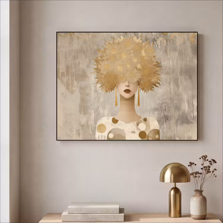 Art Frame - Gold - Porträt - Frau — 4