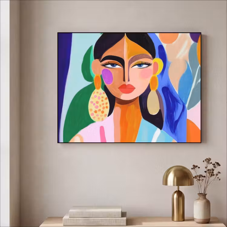Art Frame - Porträt - Frau - Modern — 4