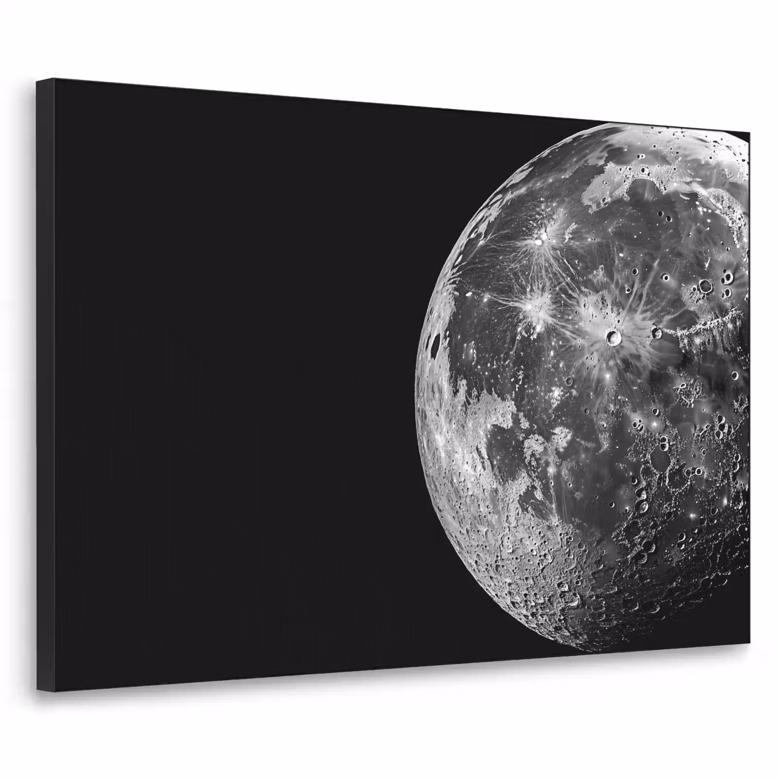Art Frame - Nahaufnahme - Mond - Weiß - Textur — 1