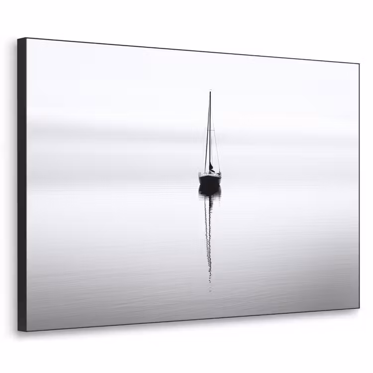 Art Frame - Segelboot - Schwarz - Wasser - Silhouette — 1