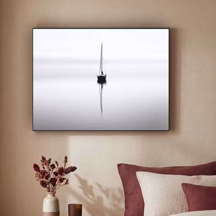 Art Frame - Segelboot - Schwarz - Wasser - Silhouette — 2