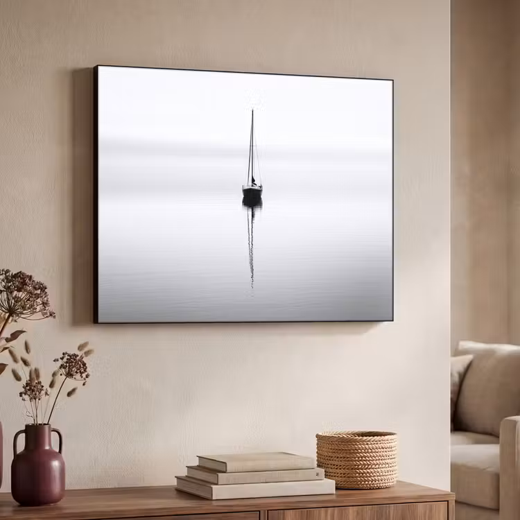 Art Frame - Segelboot - Schwarz - Wasser - Silhouette — 3