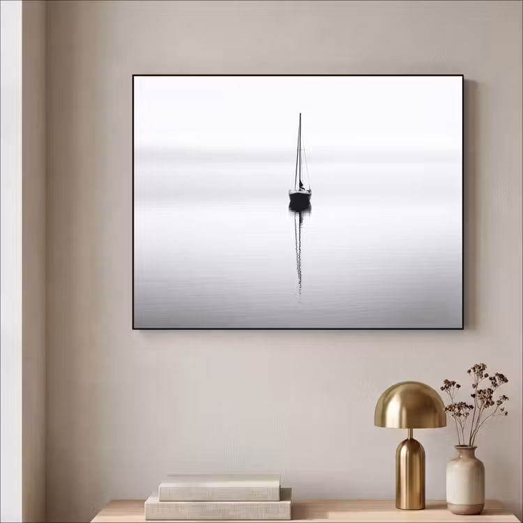 Art Frame - Segelboot - Schwarz - Wasser - Silhouette — 4
