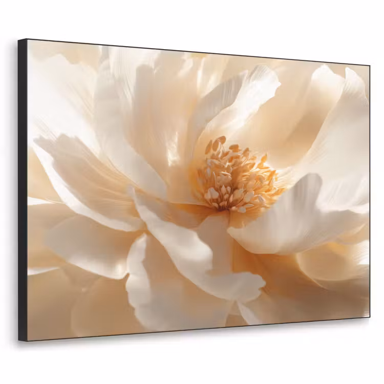 Art Frame - Nahaufnahme - Pfingstrose - Weiß — 1