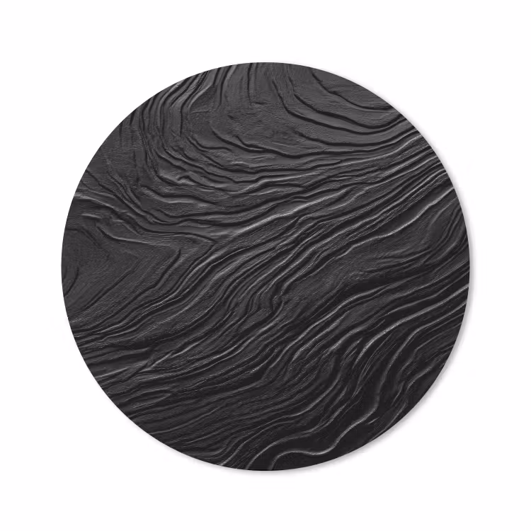 Mauspad - Schwarz - Abstrakt - Holz — 1
