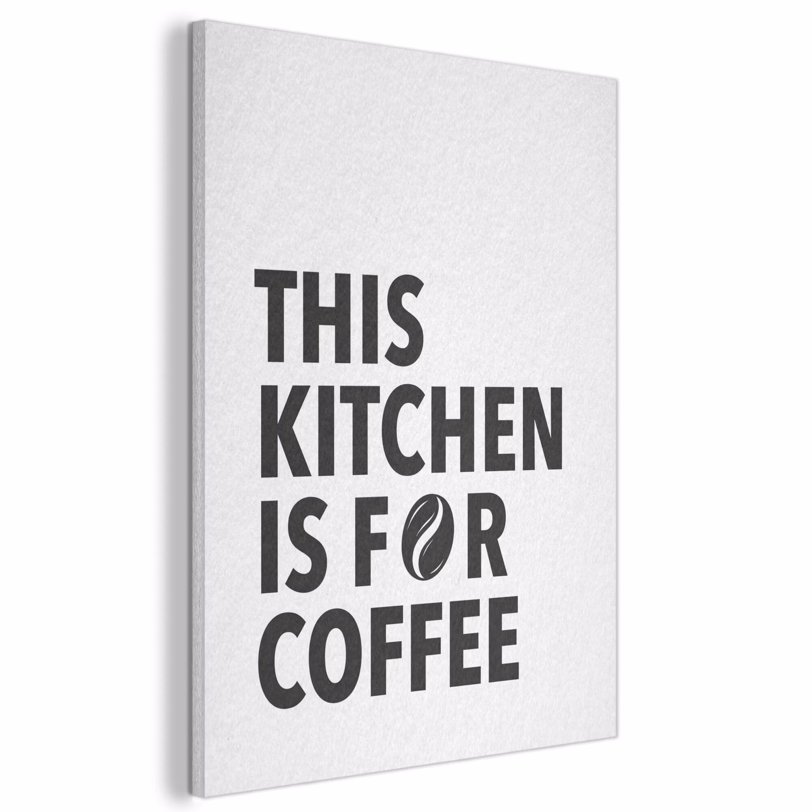 Akustikbild - Zitate - Kaffee - Bohnen - Modern — 1