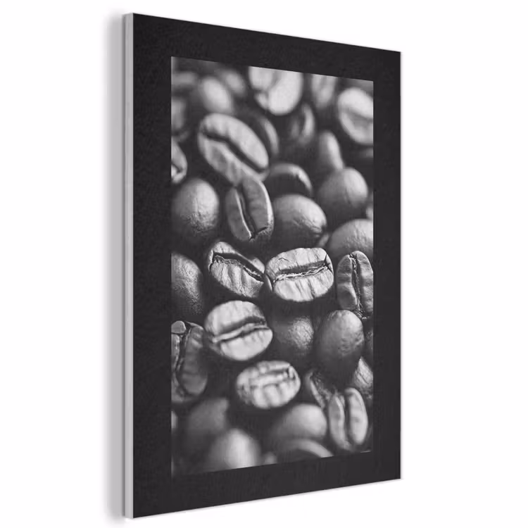 Akustikbild - Kaffeebohnen - Schwarz - Vintage — 1
