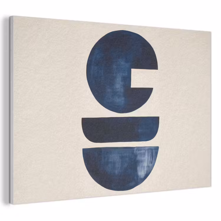 Akustikbild - Formen - Blau - Abstrakt — 1