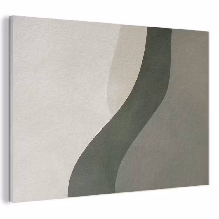 Akustikbild - Japandi - Grün - Abstrakt - Modern — 1