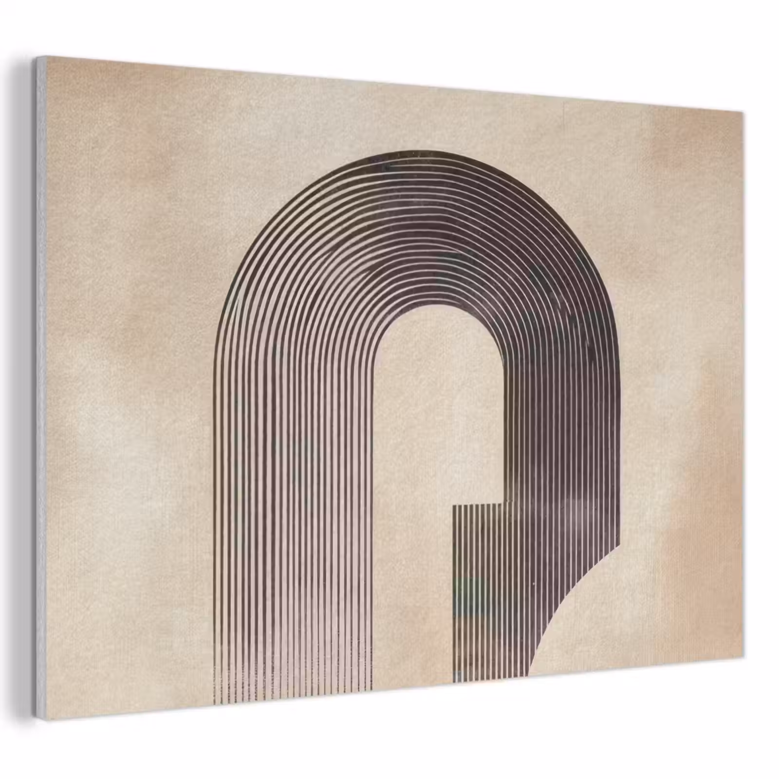 Akustikbild - Schleife - Streifen - Minimalistisch - Schwarz — 1