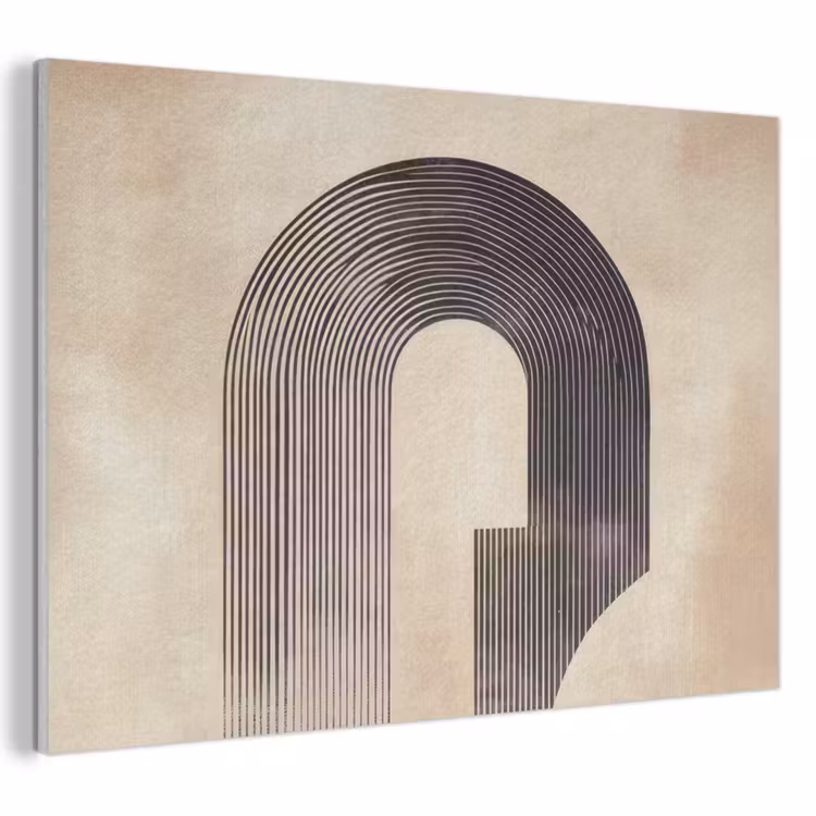 Akustikbild - Schleife - Streifen - Minimalistisch - Schwarz — 1