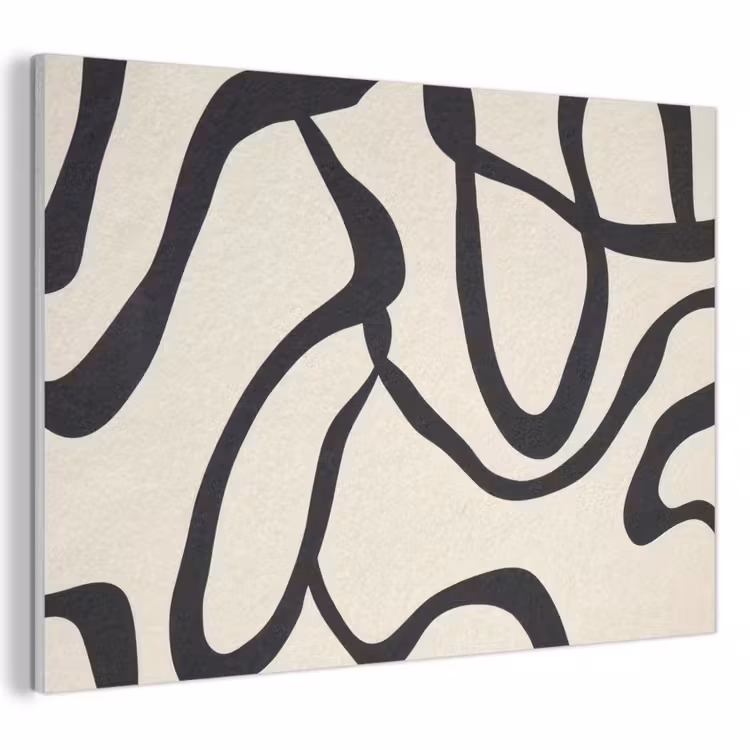 Akustikbild - Abstrakt - Linien - Modern - Beige — 1