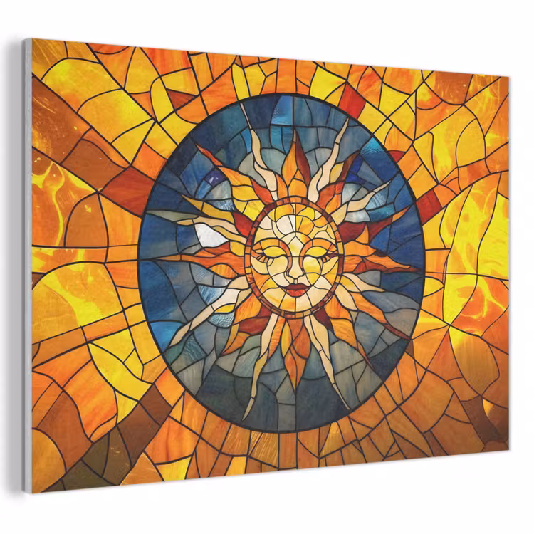 Akustikbild - Mosaik - Sonne - Gelb - Kreis — 1