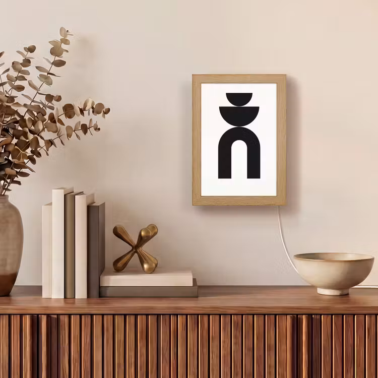Tischlampe - Minimalistisch – Kunst – Weiß — 4