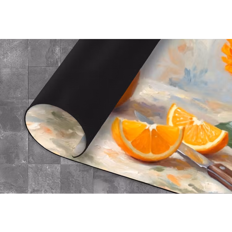 Küchenläufer - Essen – Orange – Kunst — 4