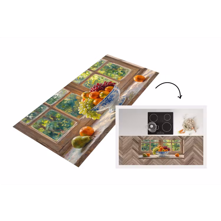 Küchenläufer - Obst – Fensterbank – Natur — 1