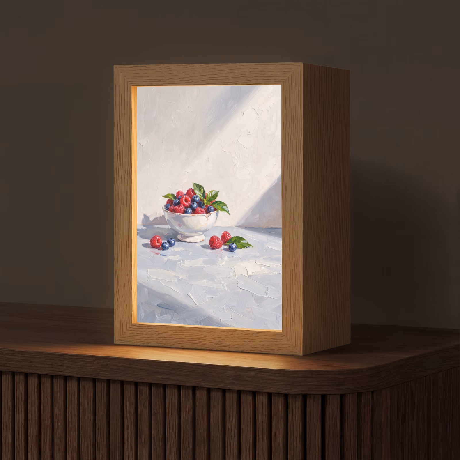 Tischlampe - Beeren – Schüssel – Essen — 1