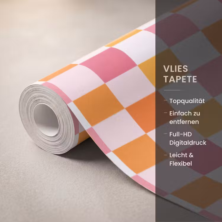 Tapete - Muster - Quadratisch - Rosa — 3