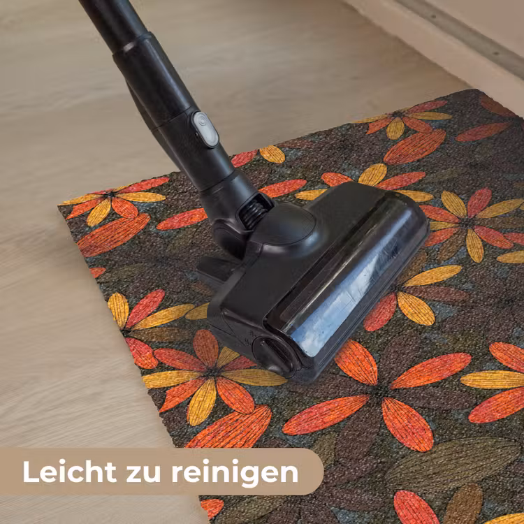 Fußmatte - Orange – Retro – Blumen – Herbst — 9