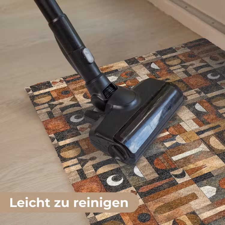Fußmatte - Terrakotta – Geometrisch – Mid-Century – Muster — 9