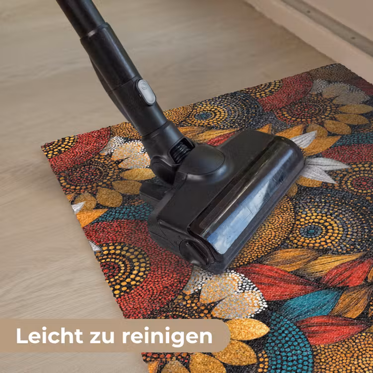Fußmatte - Farbenfroh – Aborigine – Punktmalerei – Botanisch – Muster — 9